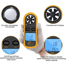 Load image into Gallery viewer, Qotone GM816 Digital Anemometer Wind-Speed Gauge Meter
