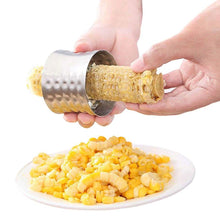 Load image into Gallery viewer, Quick Corn Cob Stainless Steel Cutter And Peeling Ring
