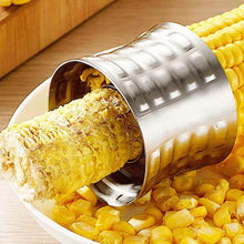 Load image into Gallery viewer, Quick Corn Cob Stainless Steel Cutter And Peeling Ring
