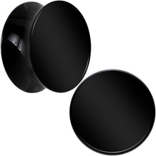 Load image into Gallery viewer, Black UV Acrylic Saddle Plug Set 5mm to 25mm
