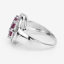 Load image into Gallery viewer, 1.54 Carat Genuine Ruby .925 Sterling Silver Ring

