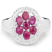 Load image into Gallery viewer, 1.54 Carat Genuine Ruby .925 Sterling Silver Ring
