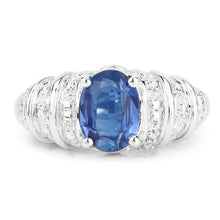 Load image into Gallery viewer, 1.40 Carat Genuine Kyanite .925 Sterling Silver Ring
