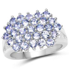 Load image into Gallery viewer, 2.03 Carat Genuine Tanzanite .925 Sterling Silver Ring
