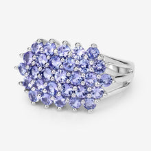 Load image into Gallery viewer, 2.03 Carat Genuine Tanzanite .925 Sterling Silver Ring
