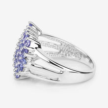 Load image into Gallery viewer, 2.03 Carat Genuine Tanzanite .925 Sterling Silver Ring
