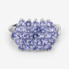 Load image into Gallery viewer, 2.03 Carat Genuine Tanzanite .925 Sterling Silver Ring
