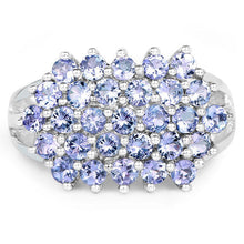 Load image into Gallery viewer, 2.03 Carat Genuine Tanzanite .925 Sterling Silver Ring
