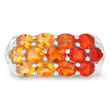 Load image into Gallery viewer, 1.56 Carat Genuine Fire Opal .925 Sterling Silver Ring
