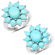 Load image into Gallery viewer, 5.20 Carat Genuine Turquoise .925 Sterling Silver Ring
