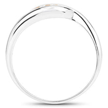 Load image into Gallery viewer, 0.55 Carat Genuine Citrine .925 Sterling Silver Ring
