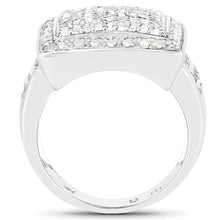 Load image into Gallery viewer, 0.61 Carat Genuine White Diamond .925 Sterling Silver Ring
