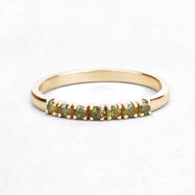 Load image into Gallery viewer, 0.22 Carat Genuine Dark Yellow Diamond 14K Yellow Gold Ring (I1-I2)
