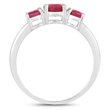 Load image into Gallery viewer, 1.15 Carat Genuine Ruby 14K White Gold Ring
