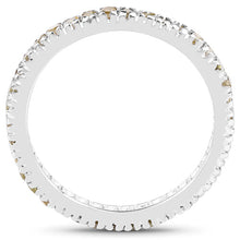 Load image into Gallery viewer, 0.57 Carat Genuine Yellow Diamond .925 Sterling Silver Ring
