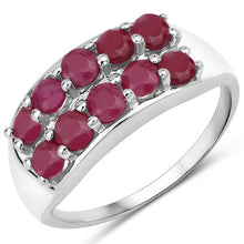 Load image into Gallery viewer, 1.30 Carat Genuine Ruby .925 Sterling Silver Ring
