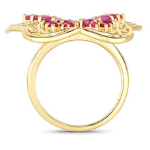 Load image into Gallery viewer, 3.08 Carat Genuine Ruby .925 Sterling Silver Ring
