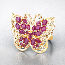 Load image into Gallery viewer, 3.08 Carat Genuine Ruby .925 Sterling Silver Ring
