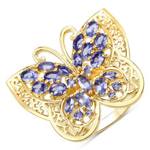Load image into Gallery viewer, 2.50 Carat Genuine Tanzanite .925 Sterling Silver Ring
