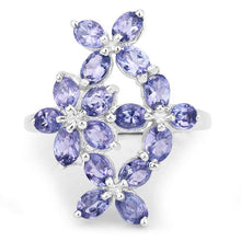Load image into Gallery viewer, 2.89 Carat Genuine Tanzanite .925 Sterling Silver Ring
