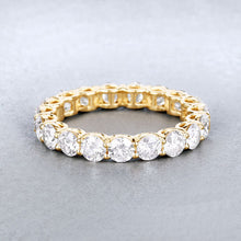 Load image into Gallery viewer, 3.00 Carat Lab Grown Diamond 14K Yellow Gold Ring
