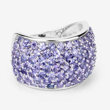 Load image into Gallery viewer, 4.22 Carat Genuine Tanzanite .925 Sterling Silver Ring
