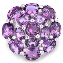 Load image into Gallery viewer, 9.28 Carat Genuine Amethyst .925 Sterling Silver Ring
