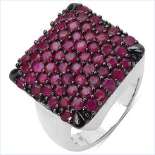Load image into Gallery viewer, 3.15 Carat Genuine Ruby .925 Sterling Silver Ring
