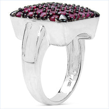 Load image into Gallery viewer, 3.15 Carat Genuine Ruby .925 Sterling Silver Ring

