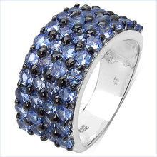 Load image into Gallery viewer, 3.08 Carat Genuine Tanzanite .925 Sterling Silver Ring
