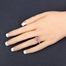 Load image into Gallery viewer, 0.96 Carat Genuine Pink Sapphire  .925 Sterling Silver Ring
