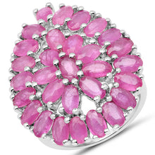 Load image into Gallery viewer, 8.10 Carat Genuine Ruby .925 Sterling Silver Ring

