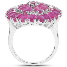 Load image into Gallery viewer, 8.10 Carat Genuine Ruby .925 Sterling Silver Ring
