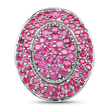 Load image into Gallery viewer, 3.11 Carat Genuine Ruby .925 Sterling Silver Ring
