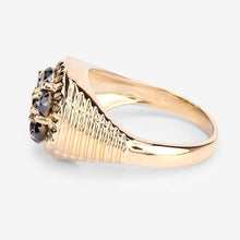 Load image into Gallery viewer, 0.91 Carat Genuine Black Diamond .925 Sterling Silver Ring
