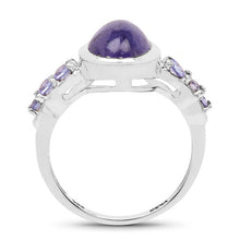Load image into Gallery viewer, 3.82 Carat Genuine Tanzanite .925 Sterling Silver Ring
