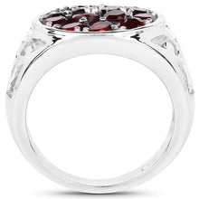 Load image into Gallery viewer, 2.34 Carat Genuine Garnet .925 Sterling Silver Ring
