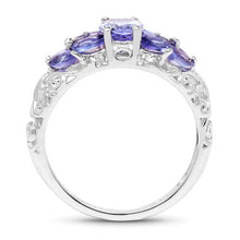 Load image into Gallery viewer, 1.63 Carat Genuine Tanzanite .925 Sterling Silver Ring
