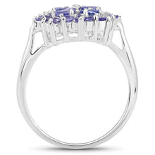 Load image into Gallery viewer, 1.16 Carat Genuine Tanzanite .925 Sterling Silver Ring
