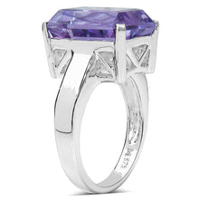 Load image into Gallery viewer, 6.10 Carat Genuine Amethyst .925 Sterling Silver Ring
