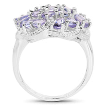Load image into Gallery viewer, 3.35 Carat Genuine Tanzanite .925 Sterling Silver Ring
