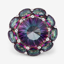 Load image into Gallery viewer, 11.45 Carat Genuine Rainbow Quartz .925 Sterling Silver Ring
