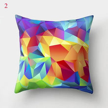 Load image into Gallery viewer, Rainbow Pillowcase Colorful Pillow Covers Cushion Cover Rainbow Throw Pillow Case Cushion Covers Abstract Swirl Rainbow Blue Green Red Bright Colors Wave Blend Throw Pillow Covers
