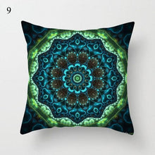 Load image into Gallery viewer, Rainbow Pillowcase Colorful Pillow Covers Cushion Cover Rainbow Throw Pillow Case Cushion Covers Abstract Swirl Rainbow Blue Green Red Bright Colors Wave Blend Throw Pillow Covers

