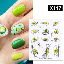 Load image into Gallery viewer, Rainbow Wave Love Heart Pattern Water Decals Stickers Butterfly Dragon Geometry Slider For Nails Art Decoration Tip Water Transfer Nail Decals Sticker For Pretty Girl Self-Adhesive Nail Decals Designer Nail Stickers for Acrylic
