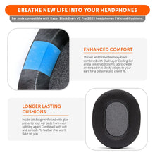 Load image into Gallery viewer, Razer Blackshark V2 Pro 2023 Earpads - WC FreeZe Cooling Gel
