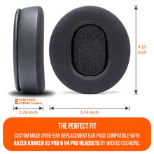 Load image into Gallery viewer, Razer Kraken V3, V3 Pro, V4 &amp; V4 Pro Earpads - WC FreeZe Cooling Gel
