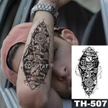 Load image into Gallery viewer, Realistic Temporary Lion Wolf Sticker Tattoo Waterproof  Elegant Body Arm Warrior Tattoo For Mens
