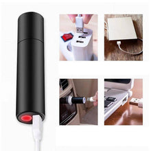 Load image into Gallery viewer, Rechargable Mini Portable Waterproof USB LED  Pocket LED Flashlight Hight Super Bright Flashlight Telescopic Zoom Water Resistant Torch  Great For Indoor/Outdoor Activities Night Camping Hiking
