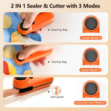Load image into Gallery viewer, Rechargeable 2-in-1 Bag Mini Heat Sealer
